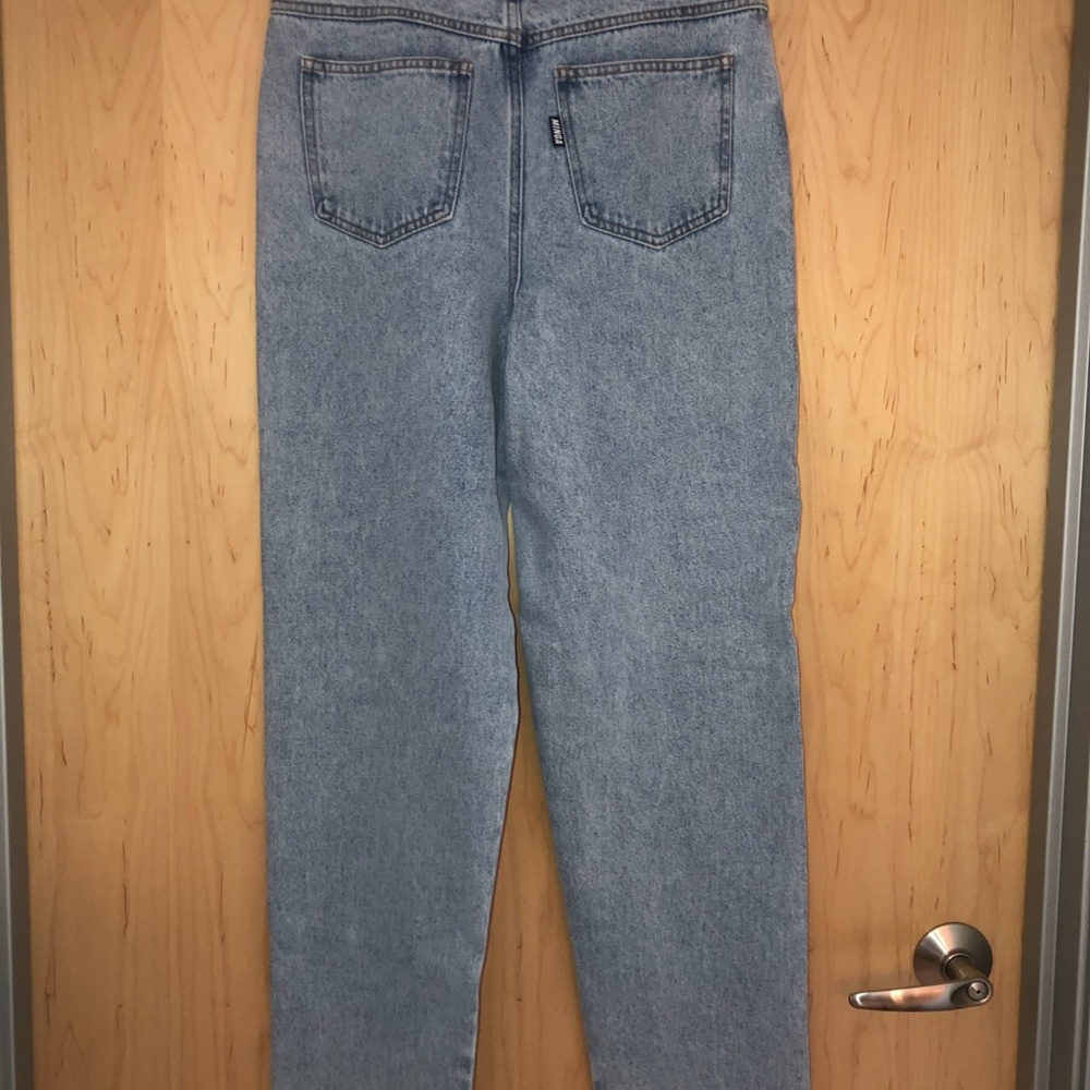 Mom Jeans with Cherry Design | High Rise Mom Jeans - Picture 2 of 3